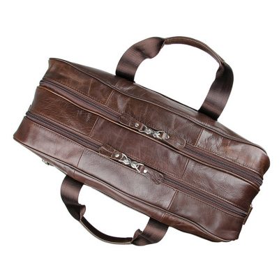 Fashion Leather Laptop Bag-Top