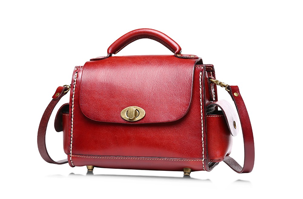 Fashion Women's Leather Satchel, Leather Crossbody Bags
