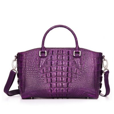 Stylish Crocodile Shoulder Bag, Crocodile Purse Handbag-Back