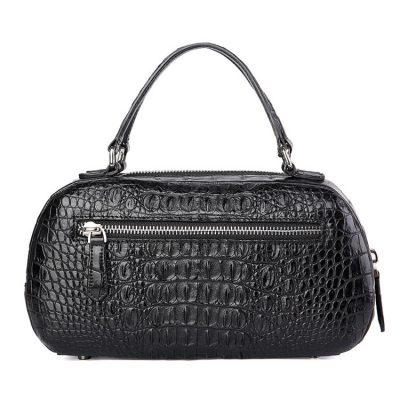 Classic Crocodile Top-Handle Handbag-Back