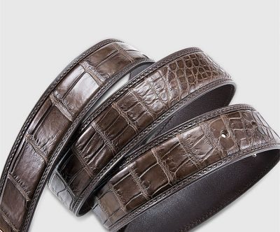 Genuine Crocodile Belt - Classic & Fashion Design-3