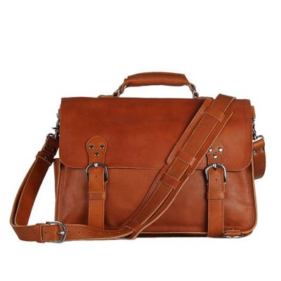 Leather Messenger Bag, Leather Briefcase Backpack