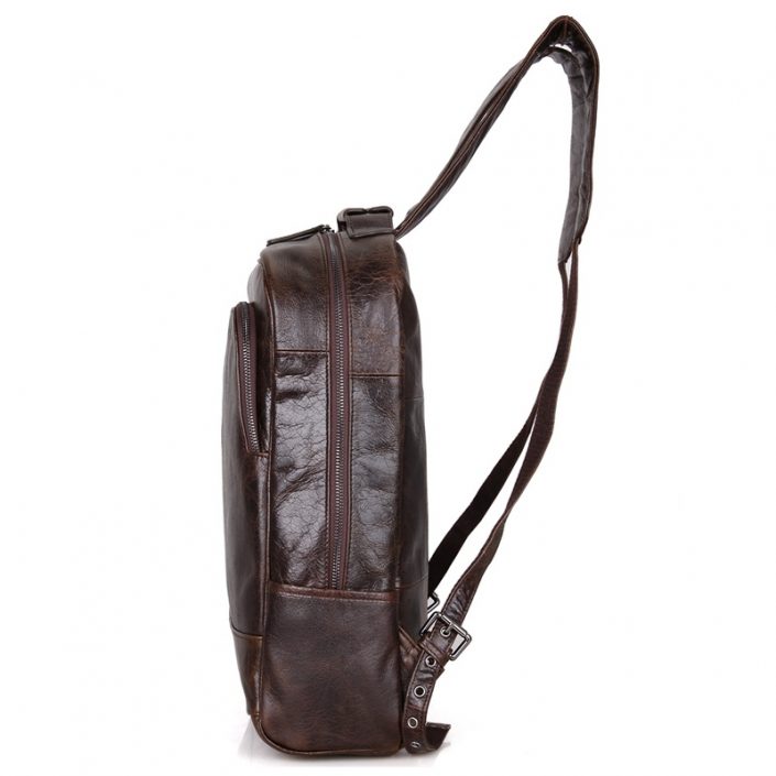 Men's Vintage Leather Backpack Leather Rucksack