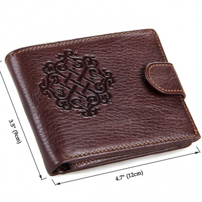 Genuine Leather Wallet Card Holder-Size