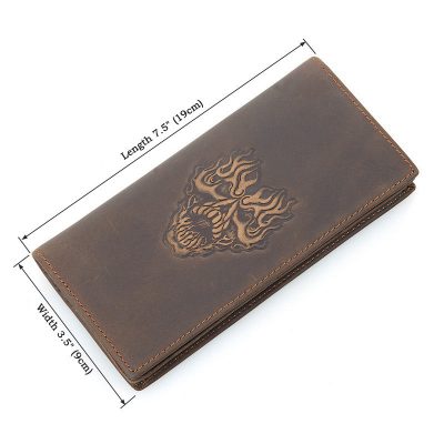 Mens Personalized Leather Wallet-Size